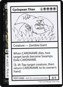 Cyclopean Titan (2021 Edition) [Mystery Booster Playtest Cards]