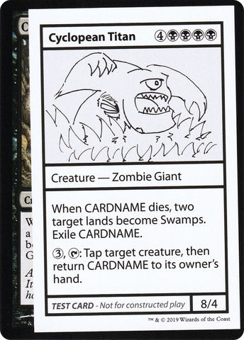 Cyclopean Titan (2021 Edition) [Mystery Booster Playtest Cards]