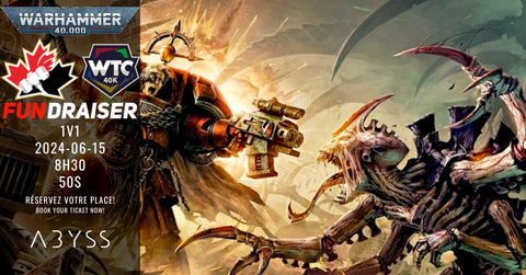 Fundraiser Tournoi Warhammer 40k  2024-06-15 ticket