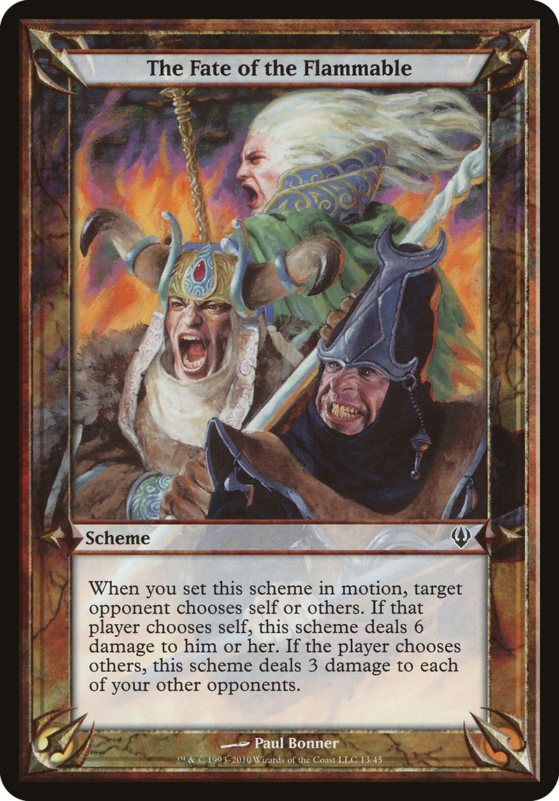 The Fate of the Flammable [Archenemy Schemes]
