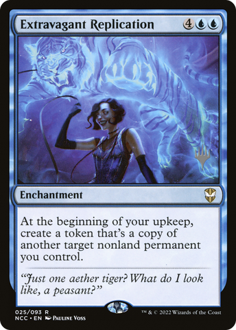 Extravagant Replication (Promo Pack) [Streets of New Capenna Commander Promos]