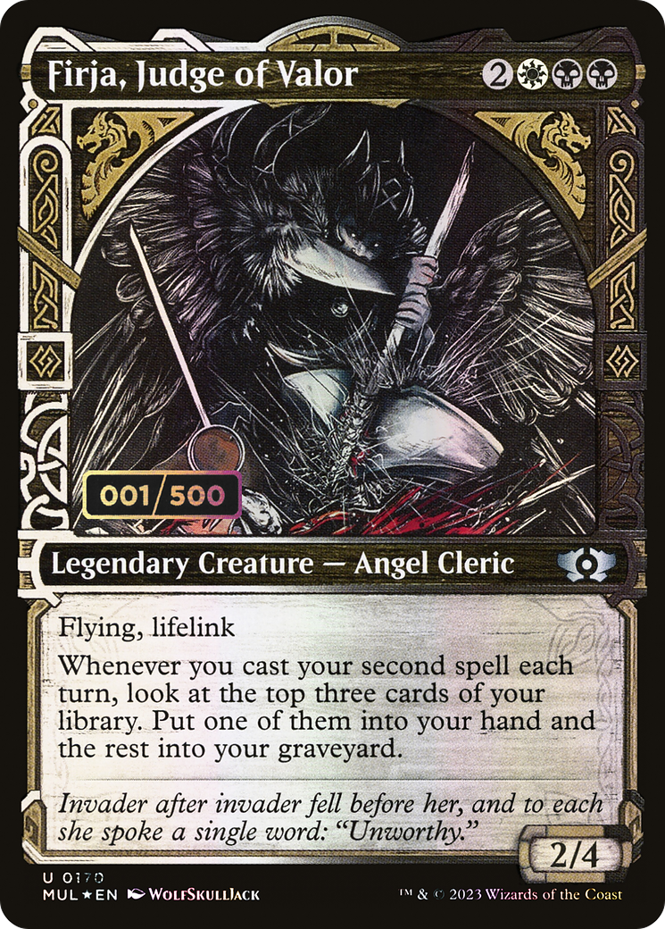 Firja, Judge of Valor (Serialized) [Multiverse Legends]