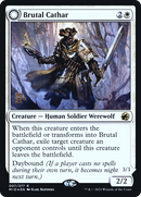 Brutal Cathar // Moonrage Brute [Innistrad: Midnight Hunt Prerelease Promos]