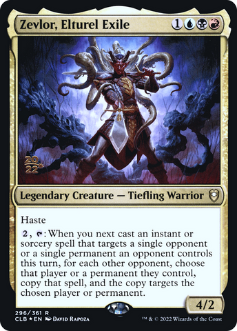 Zevlor, Elturel Exile [Commander Legends: Battle for Baldur's Gate Prerelease Promos]