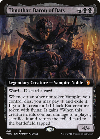 Timothar, Baron of Bats (Extended) [Innistrad: Crimson Vow Commander]
