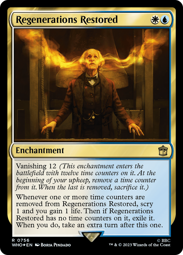 Regenerations Restored (Surge Foil) [Doctor Who]