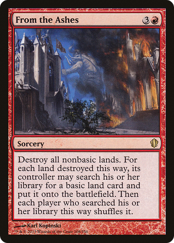 From the Ashes [Commander 2013]