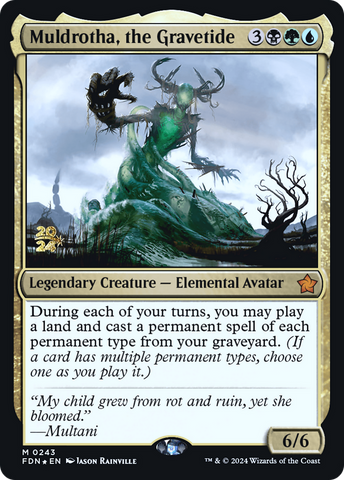 Muldrotha, the Gravetide [Foundations Prerelease Promos]