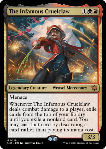 The Infamous Cruelclaw (Promo Pack) [Bloomburrow Promos]