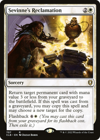 Sevinne's Reclamation [Commander Legends: Battle for Baldur's Gate]