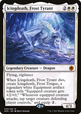 Icingdeath, Frost Tyrant (Promo Pack) [Dungeons & Dragons: Adventures in the Forgotten Realms Promos]