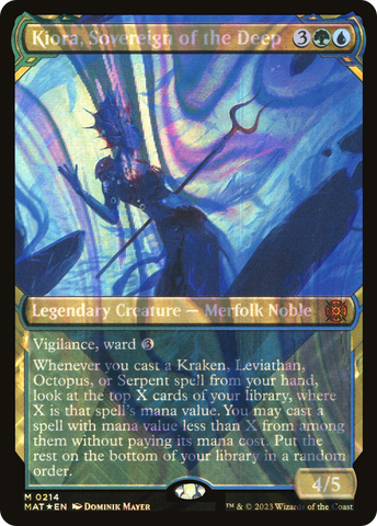 Kiora, Sovereign of the Deep (Showcase Halo Foil) [March of the Machine: The Aftermath]