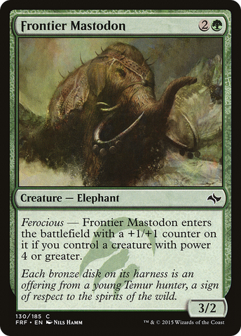 Frontier Mastodon [Fate Reforged]