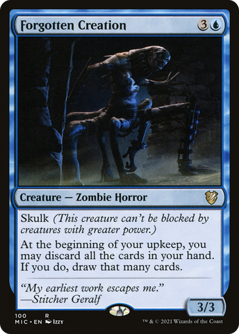 Forgotten Creation [Innistrad: Midnight Hunt Commander]
