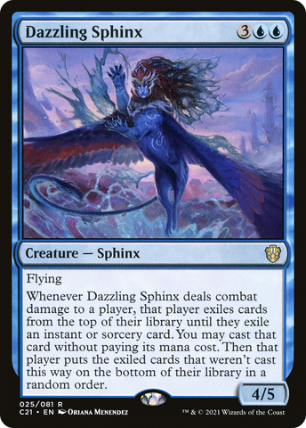 Dazzling Sphinx [Commander 2021]