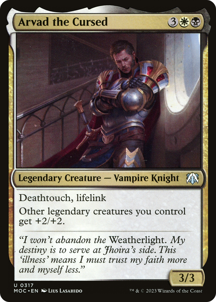 Arvad the Cursed [March of the Machine Commander]