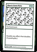 Maro's Gone Nuts (2021 Edition) [Mystery Booster Playtest Cards]