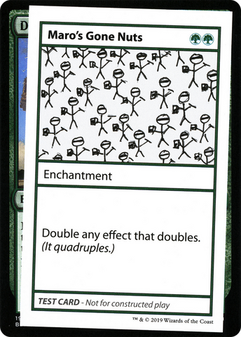 Maro's Gone Nuts (2021 Edition) [Mystery Booster Playtest Cards]
