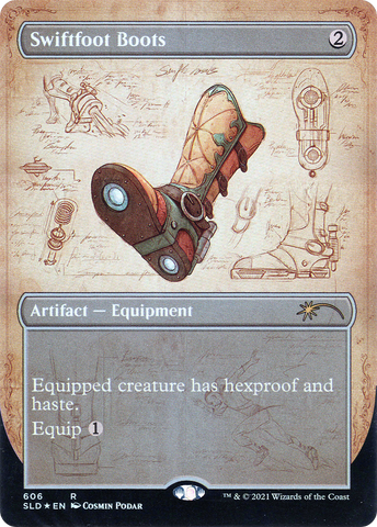 Swiftfoot Boots (Blueprint) [Secret Lair Drop Promos]