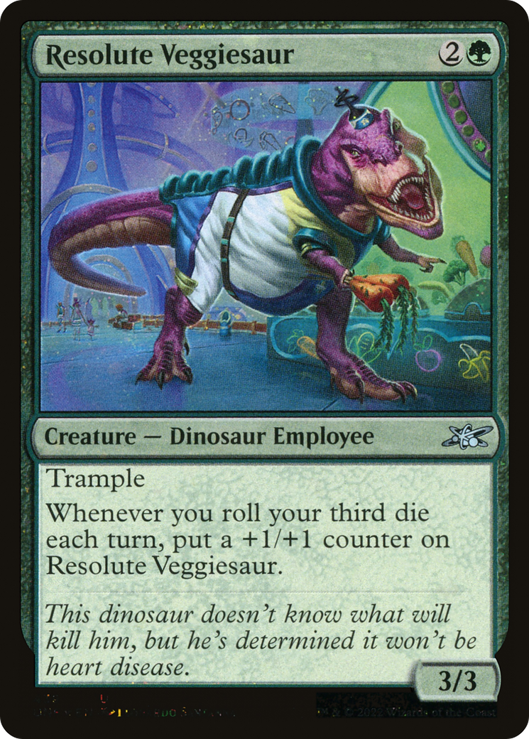 Resolute Veggiesaur (Galaxy Foil) [Unfinity]