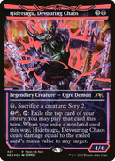 Hidetsugu, Devouring Chaos (Neon Ink Red) [Kamigawa: Neon Dynasty]