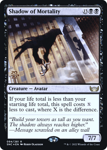 Shadow of Mortality [Streets of New Capenna Prerelease Promos]