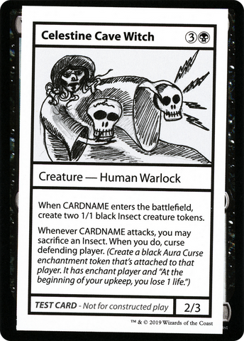 Celestine Cave Witch (2021 Edition) [Mystery Booster Playtest Cards]