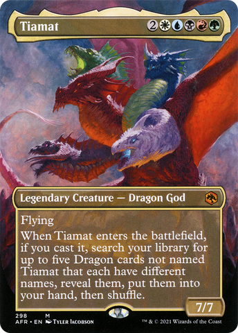 Tiamat (Extended) (Alternative art) [Dungeons & Dragons: Adventures in the Forgotten Realms]