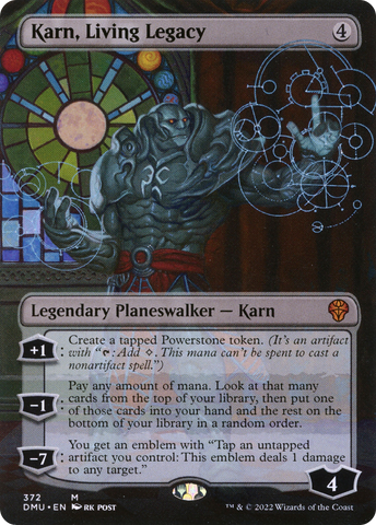 Karn, Living Legacy (Borderless) [Dominaria United]