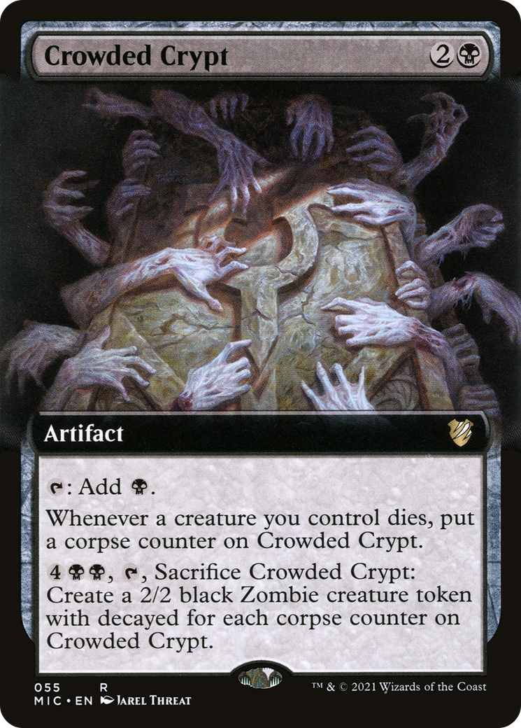 Crowded Crypt (Extended) [Innistrad: Midnight Hunt Commander]