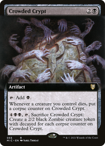 Crowded Crypt (Extended) [Innistrad: Midnight Hunt Commander]