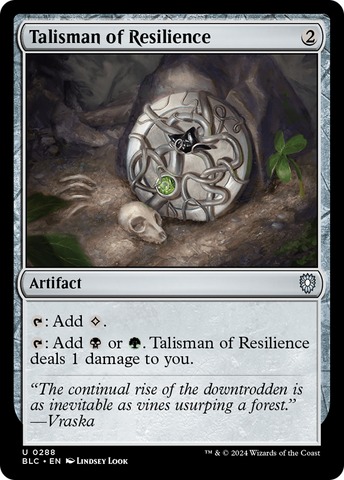 Talisman of Resilience [Bloomburrow Commander]