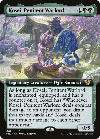 Kosei, Penitent Warlord (Extended) [Kamigawa: Neon Dynasty Commander]