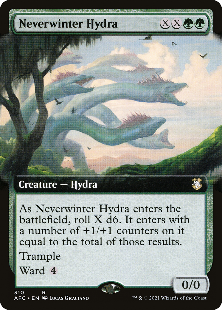 Neverwinter Hydra (Extended) [Dungeons & Dragons: Adventures in the Forgotten Realms Commander]