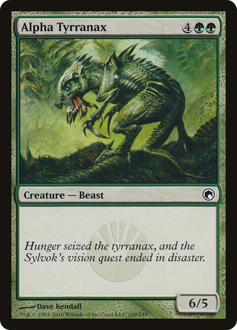 Alpha Tyrranax [Scars of Mirrodin]