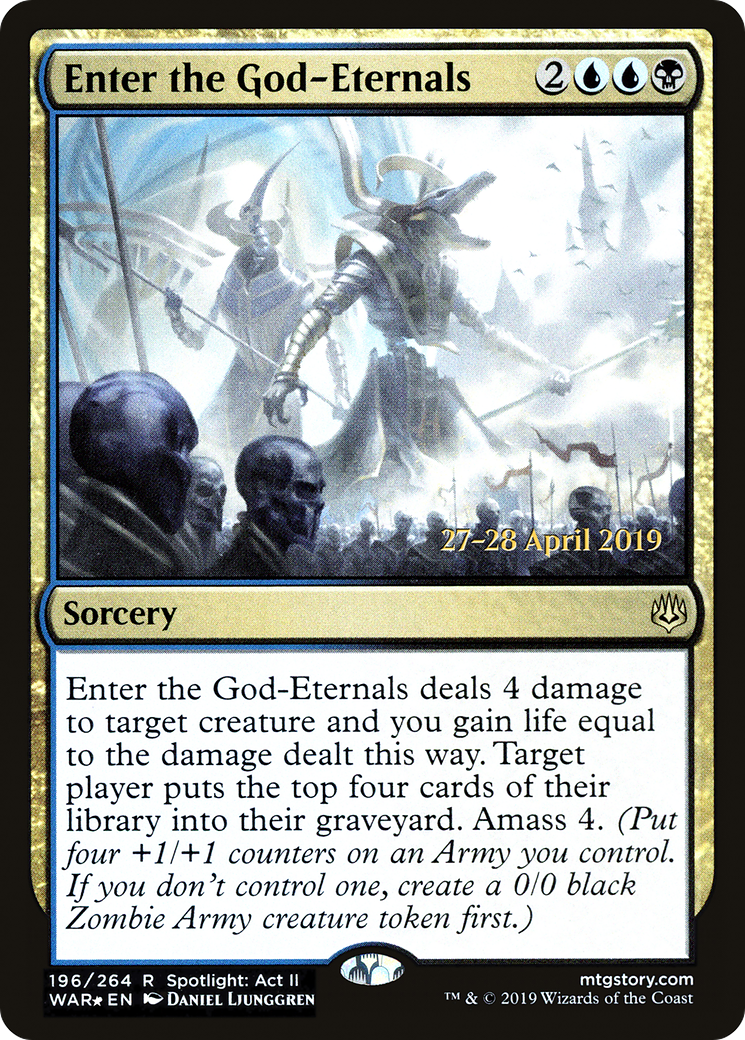 Enter the God-Eternals  [War of the Spark Prerelease Promos]