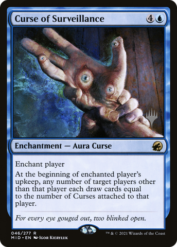 Curse of Surveillance (Promo Pack) [Innistrad: Midnight Hunt Promos]