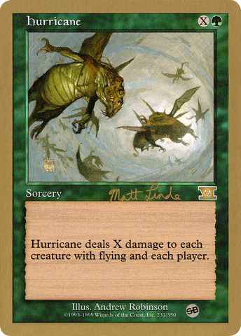 Hurricane (Matt Linde) (SB) [World Championship Decks 1999]
