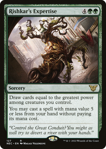 Rishkar's Expertise [Kamigawa: Neon Dynasty Commander]