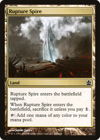 Rupture Spire [Commander 2011]