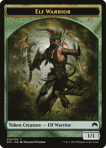 Elf Warrior [Magic Origins Tokens]