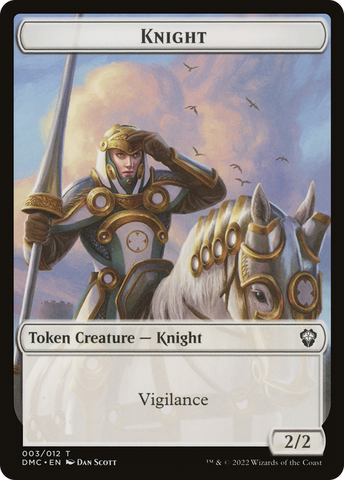 Knight Token [Dominaria United Commander Tokens]