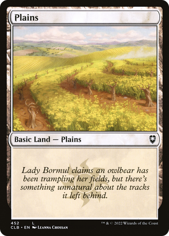 Plains (452) [Commander Legends: Battle for Baldur's Gate]