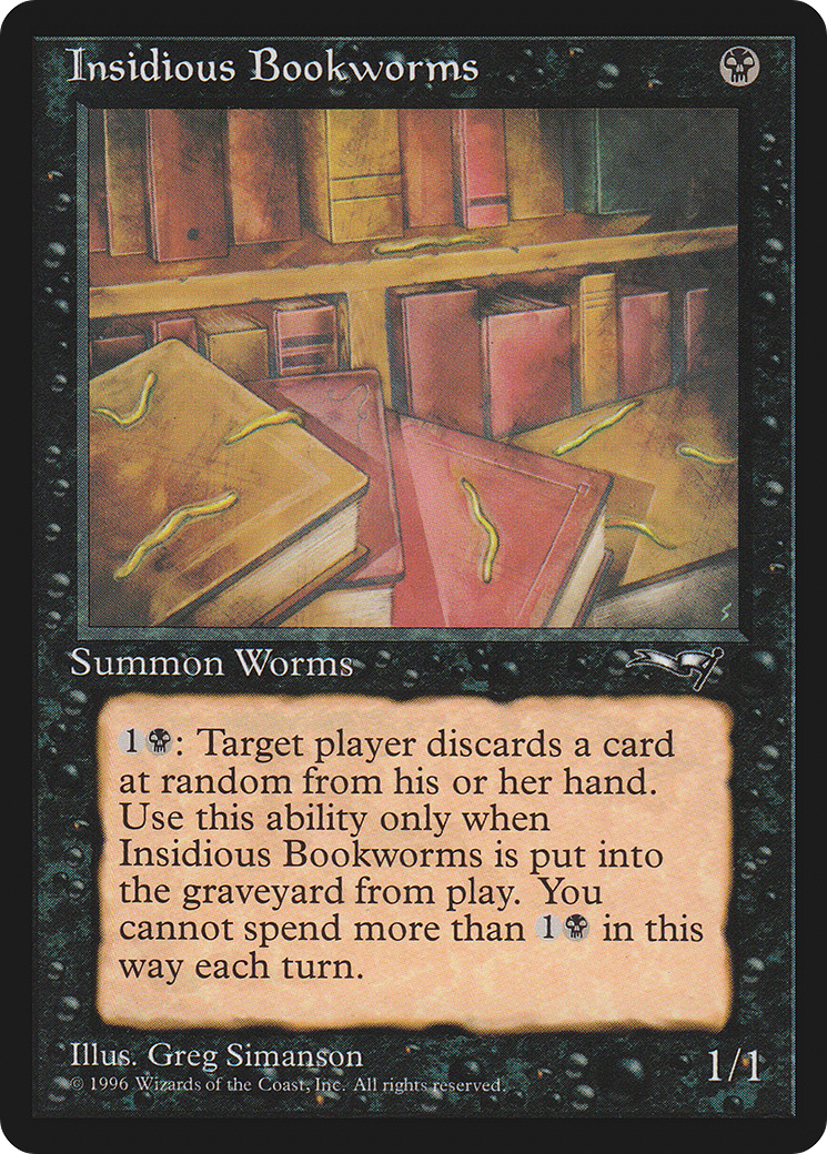 Insidious Bookworms (Single Worm) [Alliances]
