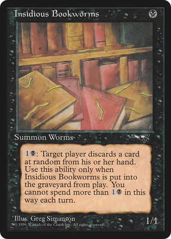 Insidious Bookworms (Single Worm) [Alliances]
