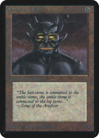 Obsianus Golem [Limited Edition Alpha]