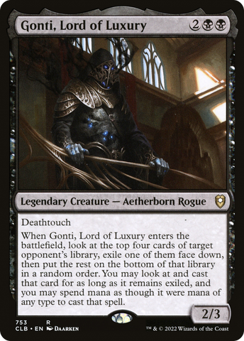Gonti, Lord of Luxury [Commander Legends: Battle for Baldur's Gate]