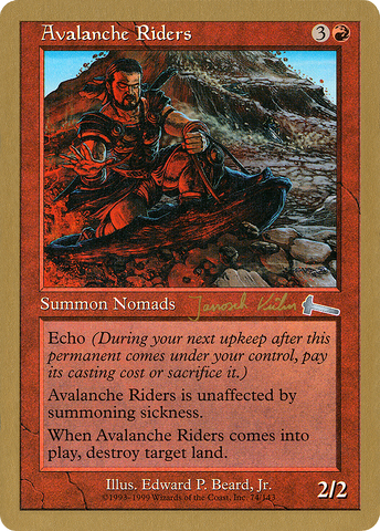 Avalanche Riders (Janosch Kuhn) [World Championship Decks 2000]