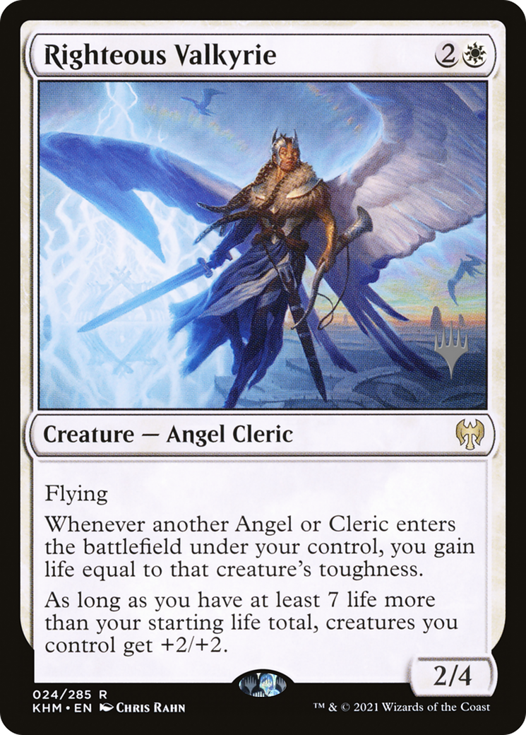 Righteous Valkyrie [Kaldheim Promo Pack]