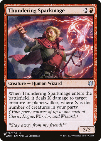 Thundering Sparkmage [The List]